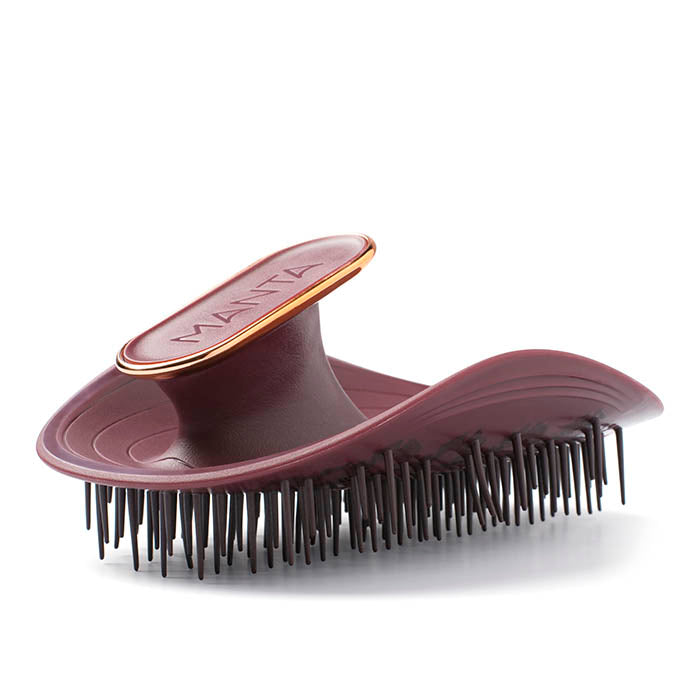 Manta Hair Brush (Color Burgundy)