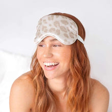 Load image into Gallery viewer, Kitsch The satin eye mask leopard
