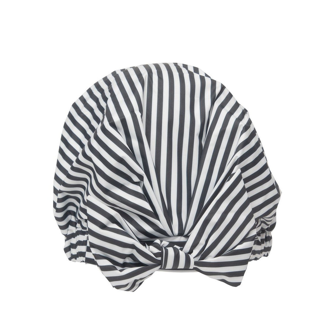 Kitsch LuxuryShower Cap - Stripe in Recycled Polyester