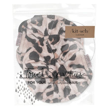 Load image into Gallery viewer, Kitsch Microfiber Towel Scrunchie Leopard
