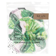 Load image into Gallery viewer, Kitsch Microfiber Towel Scrunchies (Palm)
