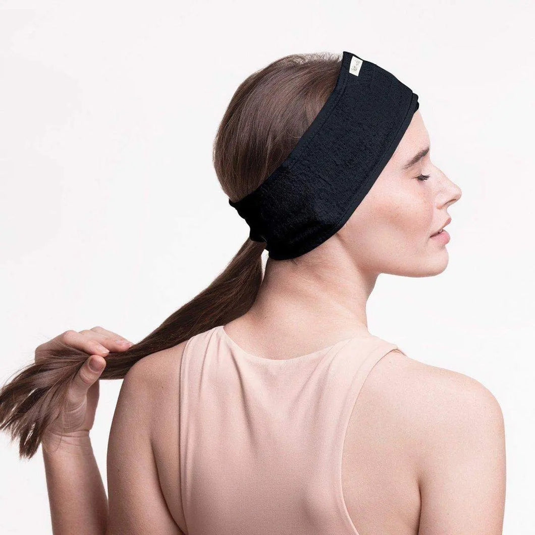 Kitsch Eco-friendly spa headband black